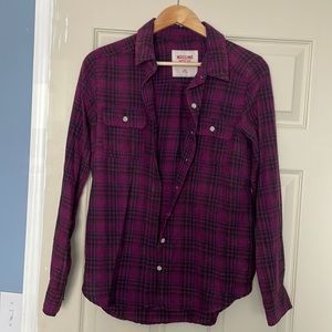Medium Purple flannel. New without tags.